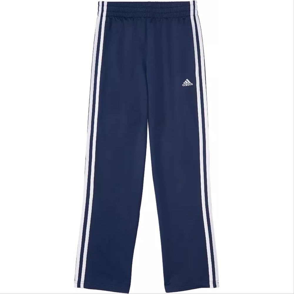 adidas Boys Iconic Tricot Pants in Collegiate Navy